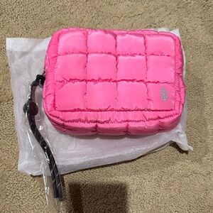 Free People Quilted Mini Case Bubblegum